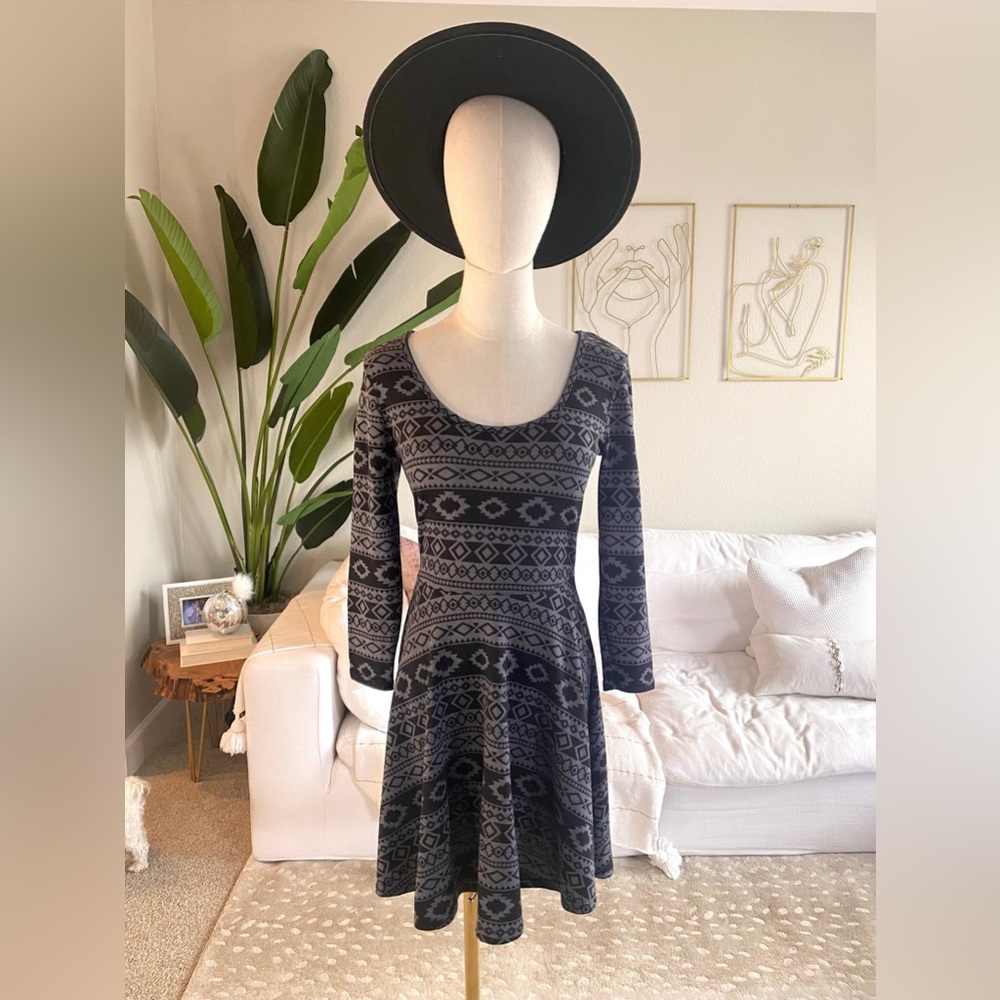 Geometric Pattern Dress